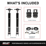 Air Lift Performance 09-13 Infiniti G37 / 09-20 Nissan 370z Rear Air Suspension Kit - 76510