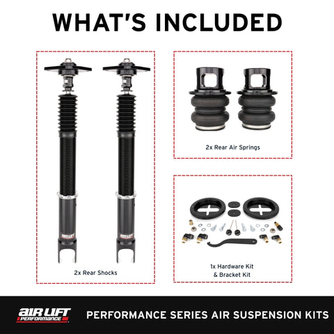 Air Lift Performance 09-13 Infiniti G37 / 09-20 Nissan 370z Rear Air Suspension Kit - 76510