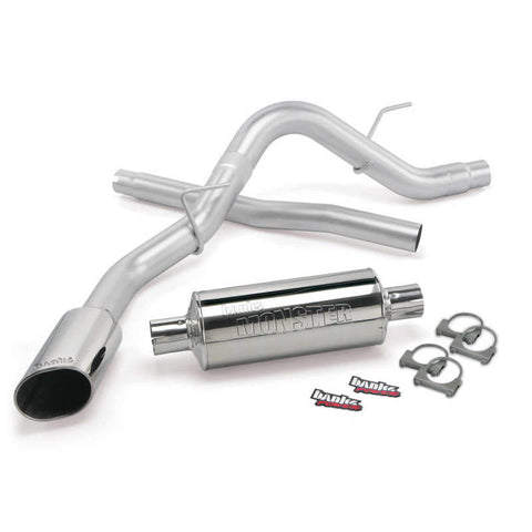 Banks Power 11-14 Ford F-150 3.5L EcoBoost /5.0/6.2L Monster Exh Sys - SS Single Exh w/ Chrome Tip - 48761