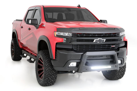 Lund 19-22 Chevrolet/GMC Silverado/Sierra 1500 Revolution Bull Bar - Black - 86521217