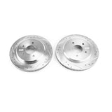 Power Stop 04-09 Cadillac XLR Rear Evolution Drilled & Slotted Rotors - Pair - AR8261XPR
