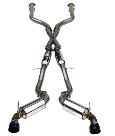 Invidia 2022+ Nissan Z 70mm N1 Cat Back Exhaust - TI Tips - HS22N4Z7GD1STL