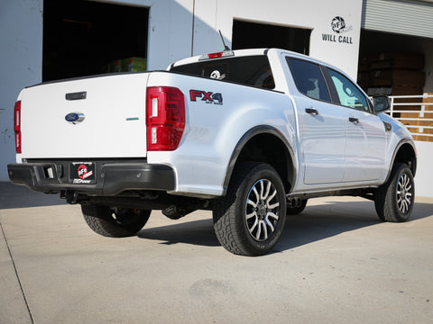 aFe Rebel Series 3in 304 SS Axle-Back Exhaust Side Exit w/ Polished Tips 19 Ford Ranger L4-2.3L (t) - 49-33110-P