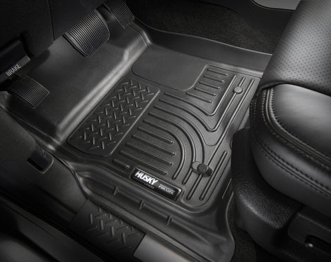 Husky Liners 2015 Toyota Prius WeatherBeater Black Front & 2nd Seat Floor Liners - 99511