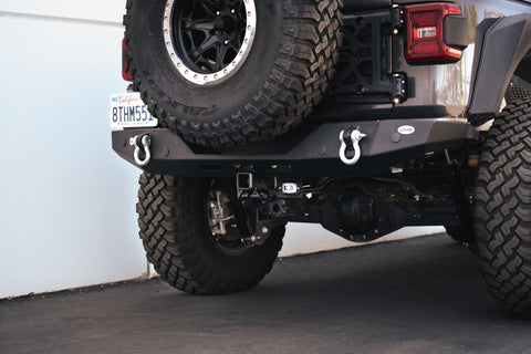 DV8 Offroad 07-21 Jeep Wrangler (JK/JL) Bolt-On Hitch w/ Lights - AHJP-01