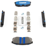 Timbren 08-21 Lexus LX570/Toyota Land Cruiser BES Severe Duty Semi-Metallic Brake Pads - Rear - TIM-D1304SD