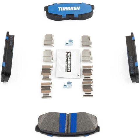 Timbren 08-21 Lexus LX570/Toyota Land Cruiser BES Severe Duty Semi-Metallic Brake Pads - Rear - TIM-D1304SD