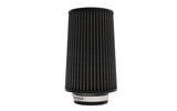 K&N Universal Clamp-On Air Filter 3-1/2in Flange ID 6in Base 5-1/4in Top 9in Height - RU-3111HBK