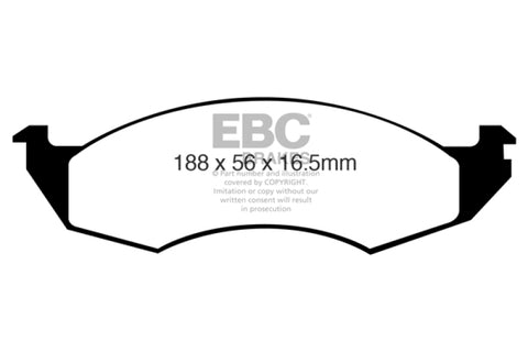 EBC 93-98 Mercury Villager 3.0 Greenstuff Front Brake Pads - DP61269
