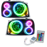 Oracle 01-04 Nissan Frontier SMD HL - Triple Halo - ColorSHIFT w/ Simple Controller - 8905-504