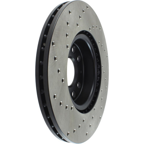 StopTech 06-13 Audi A3/08-09 TT / 06-09 VW GTI Mk V Cryo-Stop Left Front Drilled Rotor - 128.33098CL