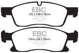 EBC 11+ Dodge Durango 3.6 Greenstuff Front Brake Pads - DP61871