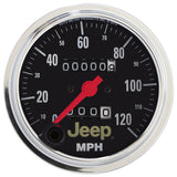 Autometer Jeep 85.7mm In-Dash 120 MPH Mechanical Speedometer Gauge - 880245