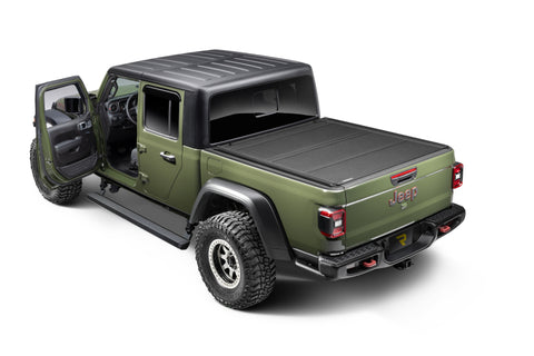 RealTruck 20-24 Jeep Gladiator CC 4dr VoltStep Electric Running Board Kit - Bedliner Coating - 20451687T