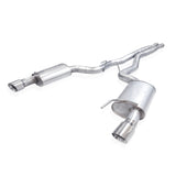 Stainless Works 2024 Mustang GT Catback Dual Tips Legend Sound X-Pipe Factory Connect Exhaust - M24CBXFCL