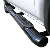 Westin 2005-2018 Toyota Tacoma Double Cab PRO TRAXX 4 Oval Nerf Step Bars - Black - 21-22775