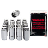 McGard 5 Lug Hex Install Kit w/Locks (Cone Seat Nut) M12X1.75 / 13/16 Hex / 1.815in. L - Chrome - 84560