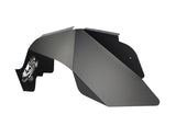 Fishbone Offroad 07-18 Jeep Wrangler JK Logo Aluminum Inner Fenders - Black Powdercoat - FB33073