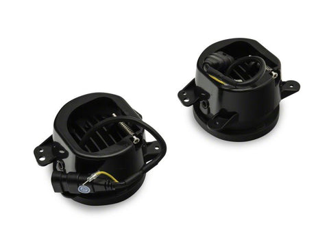 Raxiom 07-23 Jeep Wrangler JK & JL Axial Series Halo LED Fog Lights- Amber - J130812