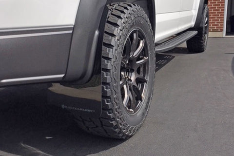 Rally Armor 17-20 Ford F-150 Raptor Gen 2 Black UR Mud Flap w/Dark Grey Logo - MF53-UR-BLK/DGRY