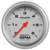 AutoMeter Ultra-Lite 3-3/8in. 0-6K RPM In-Dash Tachometer Gauge - 4475