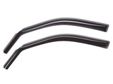WeatherTech 2016+ Kia Optima Front Side Window Deflectors - Dark Smoke - 80830