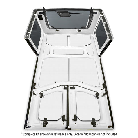 DEI 18-23 Jeep Wrangler JL 4-Door Boom Mat Headliner - 9 Piece - White - 50170