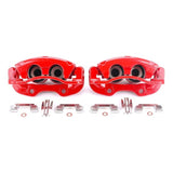 Power Stop 02-06 Cadillac Escalade Rear Red Calipers w/Brackets - Pair - S4764