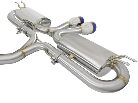 aFe Takeda 3in 304 SS Cat-Back Exhaust System w/ Blue Tips 2017 Honda Civic Si I4 1.5L (t) - 49-36618-L