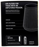 Airaid Universal Air Filter - Cone 6in Flange x 7-1/4in B x 5in T x 9in H - Synthamax - 705-469