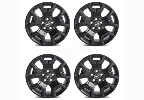 Ford Racing 2021+ Bronco Sport 17in Low Gloss Black Wheel Kit - M-1007K-S17BSB