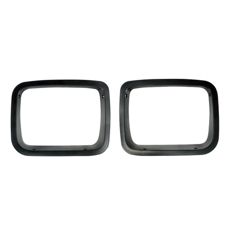 Rugged Ridge Headlight Bezels Black 87-95 Jeep Wrangler YJ - 12419.24