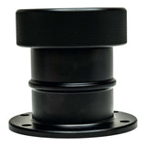 DeatschWerks Straight Filler Neck w/Cap - Matte Black - 6-03-FST-STRAIGHT