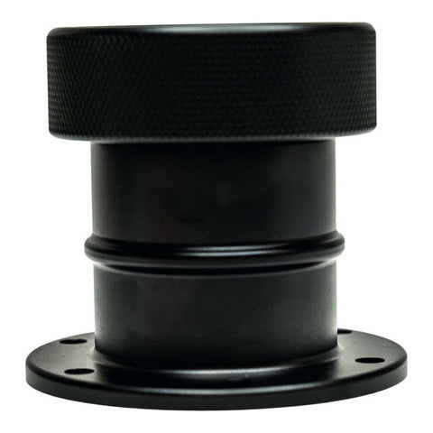 DeatschWerks Straight Filler Neck w/Cap - Matte Black - 6-03-FST-STRAIGHT