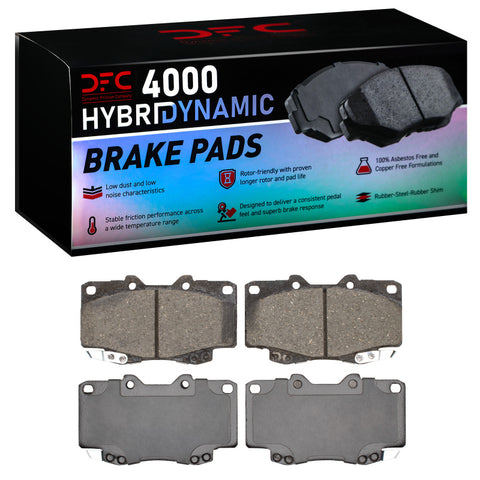 DFC 95-08 Toyota Tacoma Front 4000 Hybridynamic Brake Pads - 4000-0436-00