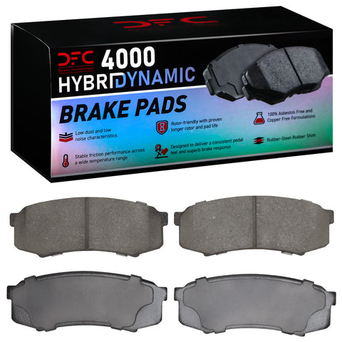 DFC 93-24 Toyota Sequoia Rear 4000 Hybridynamic Brake Pads - 4000-0606-00