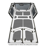 DEI 18-23 Jeep Wrangler JL 4-Door Boom Mat Rear Side Window Trim - 4 Piece - Gray - 50174