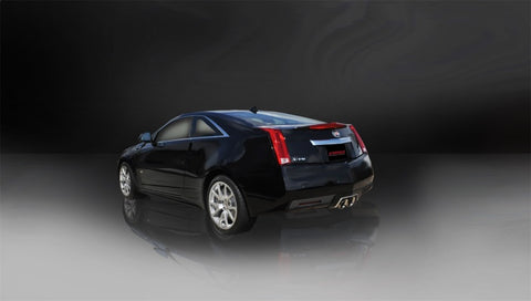 Corsa 2011-2015 Cadillac CTS Coupe V 6.2L V8 Polished Sport Axle-Back Exhaust - 14942