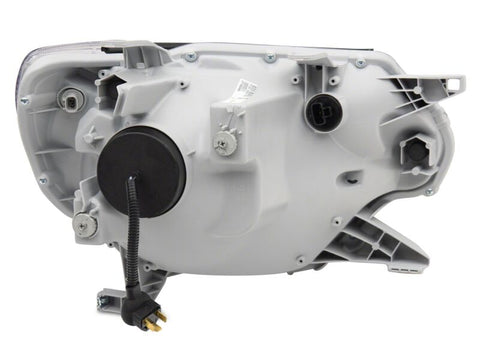 Raxiom 12-15 Toyota Tacoma Axial Series Switchback Projector Headlights- Chrome- Clear Lens - TT23360