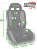 PRP EnduroTrail Reclining Suspension Seat - Gray Tweed - Driver - A8801044-54