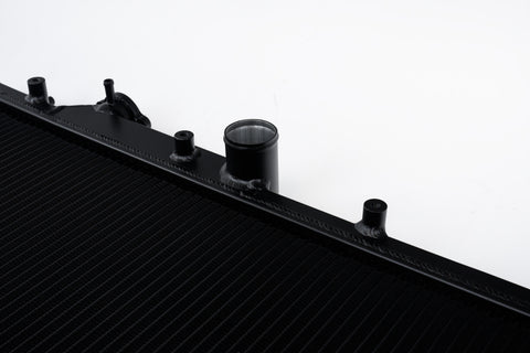 CSF 08-15 Subaru Impreza WRX/STI 1-Row 31mm High-Performance Aluminum Radiator - Black - 7094B