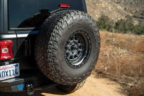 DV8 Offroad 18-23 Jeep Wrangler JL MTO Series Bumper Spare Tire Swing Gate - TCJL-13