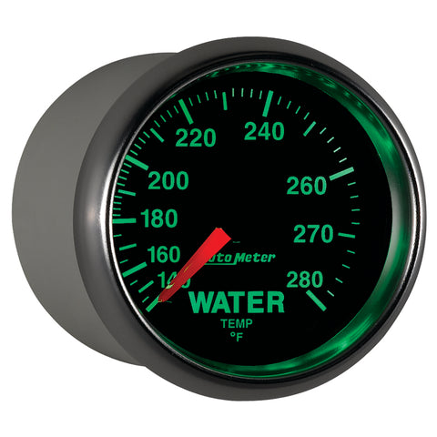 AutoMeter Gauge Water Temp 2-1/16in. 140-280 Deg. F Mechanical Gs - 3831