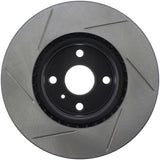 StopTech 16-18 Mazda Miata MX-5 Sport Slotted Front Left Rotor - 126.45090SL