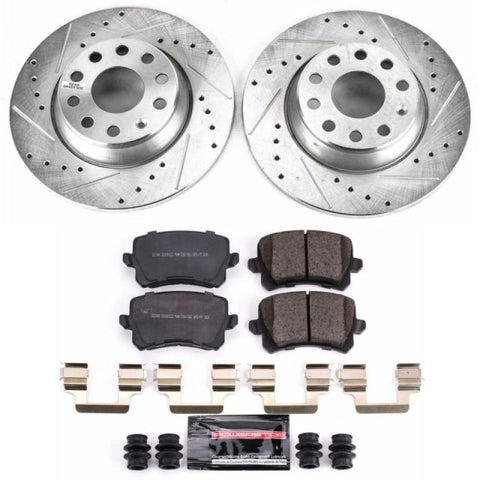 Power Stop 2009 Volkswagen Passat Rear Z23 Evolution Sport Brake Kit - K7811