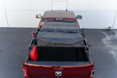 DV8 Offroad 07-23 Toyota Tundra / 09-23 Ford F150 Raptor MTO Series Bed Rack -  2pc Adj. - RRUN-03