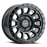 ICON Hulse 17 X 8.5 6 X 5.5 0mm Offset 4.75in BS Double Black - 8017858347DB