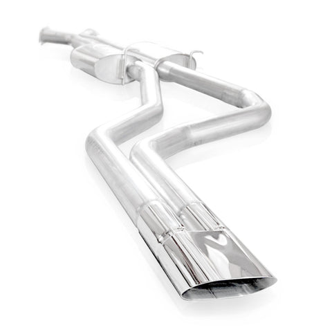 Stainless Works 2004 GTO 3in Catback Chambered Mufflers X-Pipe Slash Cut Tips - GTOTOLTMDT