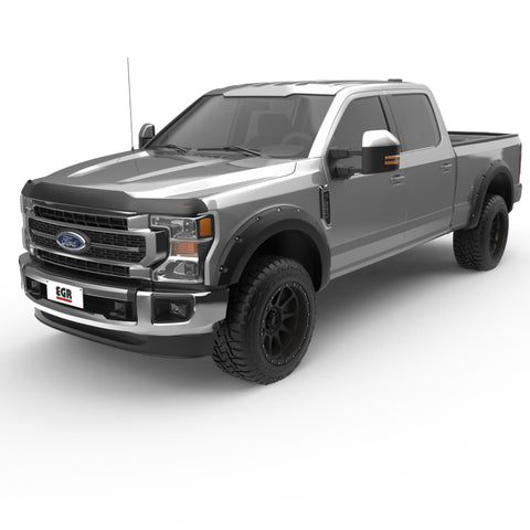 EGR 17+ Ford F-250/F-350 Superguard Hood Shield - Smoke Finish - 303911