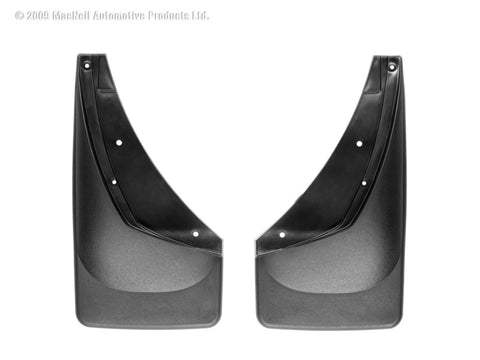 WeatherTech 00-06 Chevrolet Tahoe No Drill Mudflaps - Black - 110006